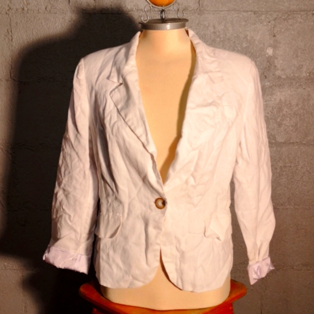 Cynthia Rowley Large linen jacket